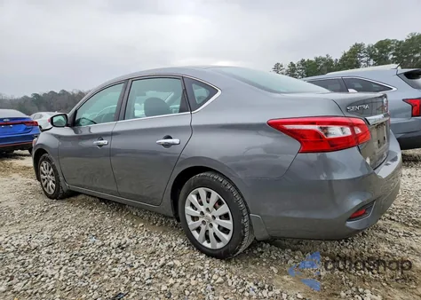 2019 Nissan Sentra S z USA, uszkodzony, nr VIN 3N1AB7AP9KY245720